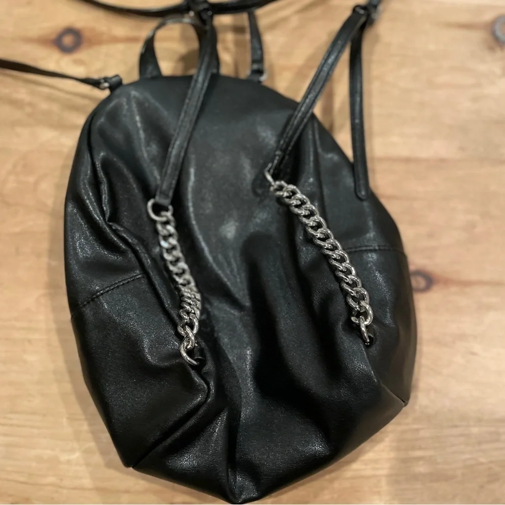 Victoria’s Secret Embellished Silver Small City Backpack Travel Grunge festival - Picture 9 of 9